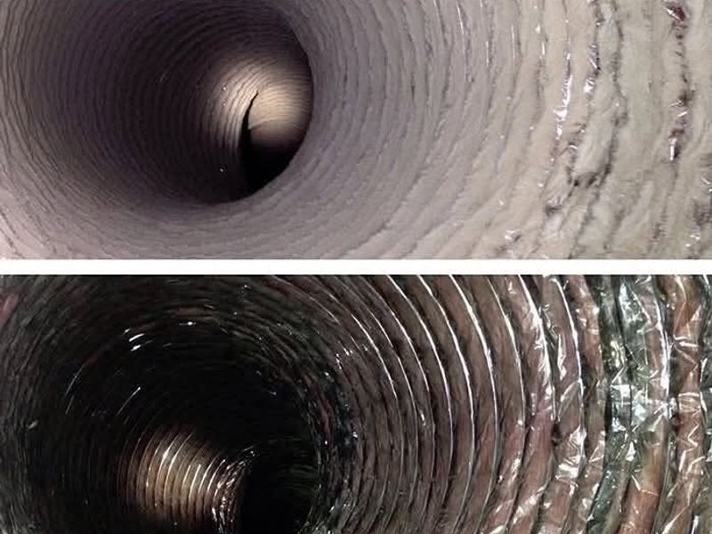 Improves airflow — professional air duct cleaning result
