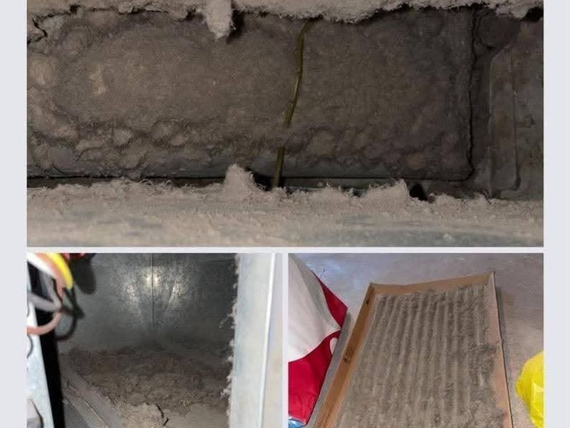 Removes dust buildup — professional air duct cleaning result